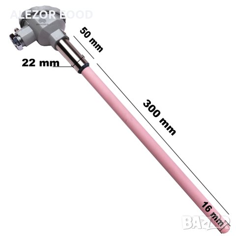 Термодвойка тип К до 1300 градуса , керамична , дължина 350 мм , сензор тип К, 20204351, снимка 3 - Други машини и части - 43113255