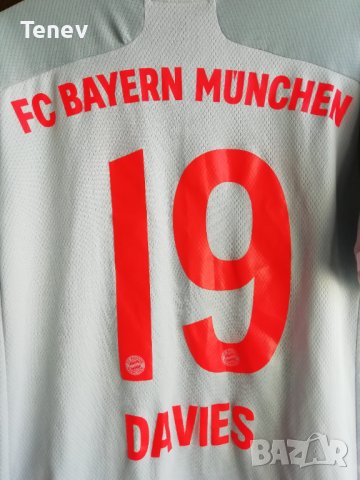 Bayern Munich Alphonso Davies Adidas оригинална тениска фланелка Байерн Мюнхен Дейвис 2020/2021 Away, снимка 3 - Тениски - 43397078
