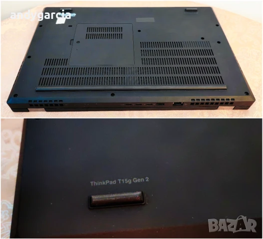 NVidia RTX 3080 16GB/15.6 4K Ultra HD/Intel Core i7-11800H/32GB RAM/1TB SSD/ThinkPad T15g G2, снимка 7 - Лаптопи за работа - 51074450