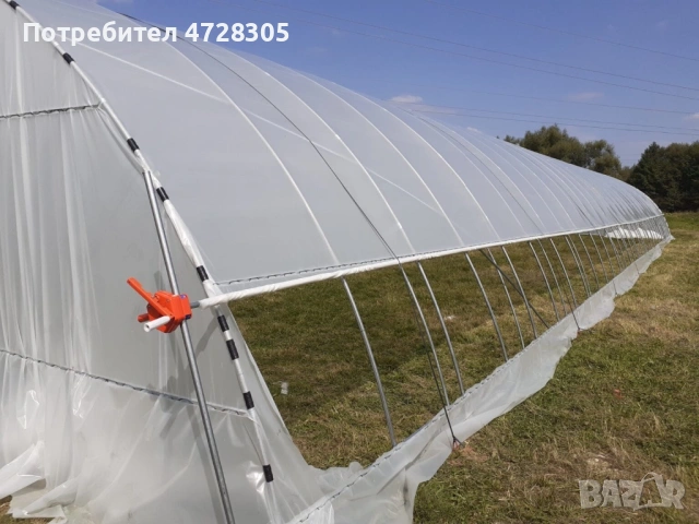 Конструкция за полиетиленова оранжерия, снимка 5 - Оранжерии - 53355635