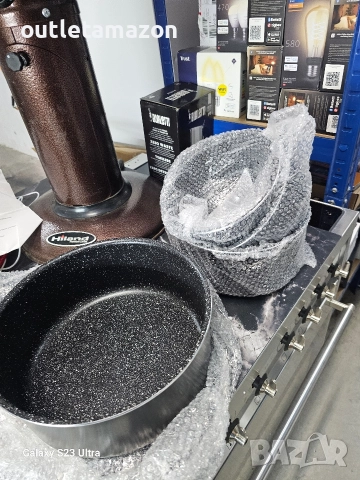 Комплект съдове за готвене Herzberg, снимка 6 - Съдове за готвене - 52752254