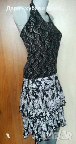 Потник/топ в черно и сребристо🍀❤S,M,L❤🍀арт.4314