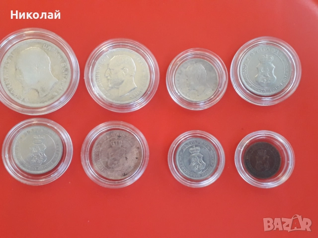 пълният лот монети от 1, 2, 5, 10, 20, 50 ст., 1 и 2 лева 1912г., снимка 4 - Нумизматика и бонистика - 52966454