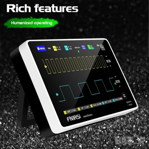 Осцилоскоп двуканален 100MHz, 1GSs честота, таблет, снимка 2 - Други инструменти - 35288475