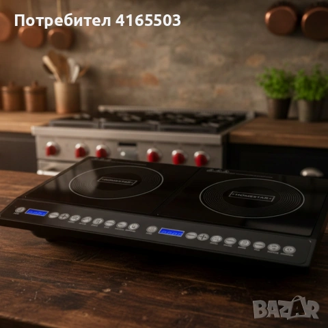 Двоен индукционен котлон Home Star HS-IND2002
