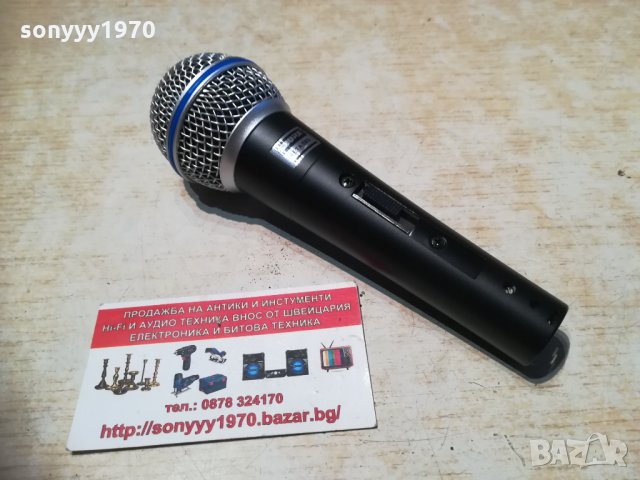 shure beta sm58s-profi mic-внос швеицария 2603212040, снимка 7 - Микрофони - 32317114