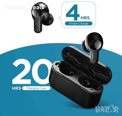 Нови безжични слушалки Bluetooth 5.0 водоустойчиви спортни с кутия за зареждане, снимка 2 - Bluetooth слушалки - 33681069