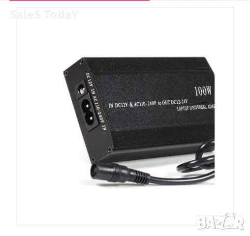 Зарядно За Лаптоп за кола, 120W, 12V-24V / 220v, снимка 3 - Мрежови адаптери - 28664193