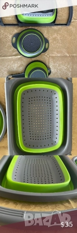 кошница за измиване и изцеждане на плодове и зеленчуци