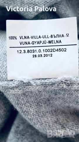 Топъл пуловер BENETTON 100% чиста virgin wool , снимка 11 - Блузи с дълъг ръкав и пуловери - 52477569