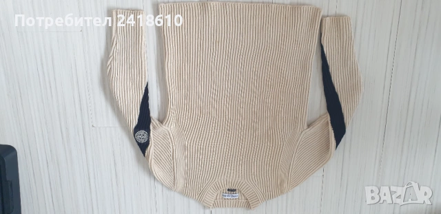 Stone Island Ribbed Wool Mens Size L - XL  ОРИГИНАЛ! Мъжки Пуловер!, снимка 8 - Пуловери - 53284909