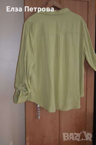 Светло зелена блуза за всеки ден и за повод., снимка 2 - Ризи - 43481977