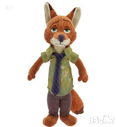 Плюшена играчка Зоотрополис Zootopia Ник Уайлд и Джуди Хопс 42см, снимка 3 - Плюшени играчки - 52918485