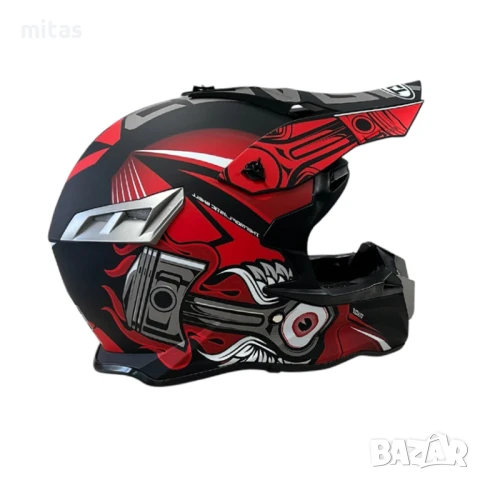 Кросова каска SPARK, Full Face, DOT, Размер: S; M; L; XL - Вело, Мото, снимка 5 - Аксесоари за велосипеди - 50477896