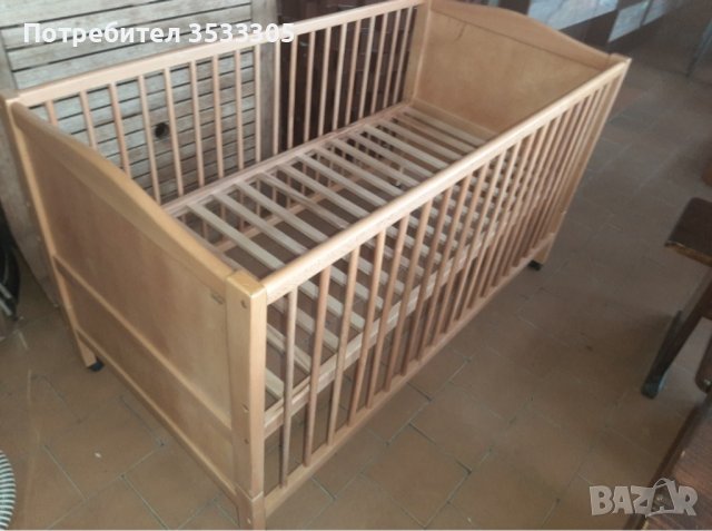 детско креватче масив бук немско, снимка 7 - Бебешки легла и матраци - 44082367