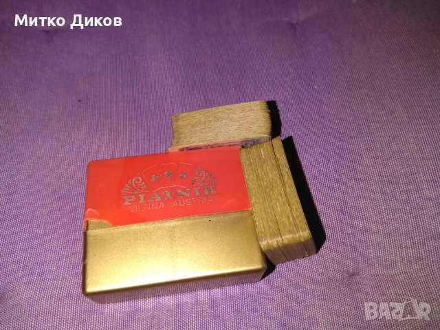 Колекционерски нови маркови много малки карти 2х52бр  1960s Piatnik  Vienna Austria пласт.кутия, снимка 8 - Карти за игра - 39457821