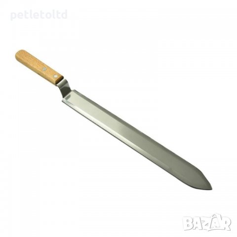 Пчеларски нож за разпечатване ръчен (гладко острие), снимка 1 - Други стоки за животни - 28674756