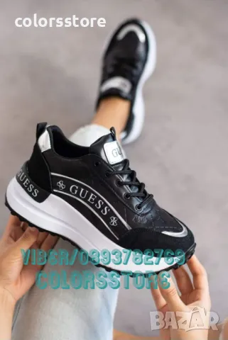 Дамски черни маратонки  Guess-VL-E140