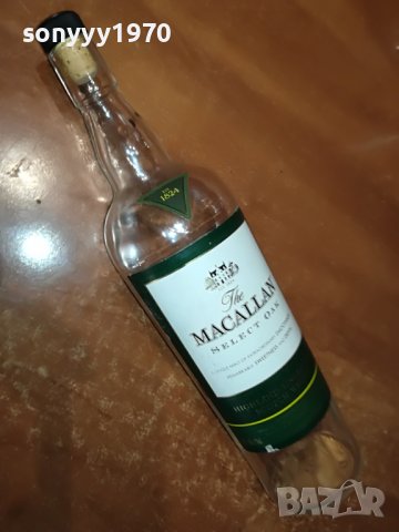 MACALAN SELECT OAC-ПРАЗНО ШИШЕ 1Л 1305221955, снимка 4 - Колекции - 36752676