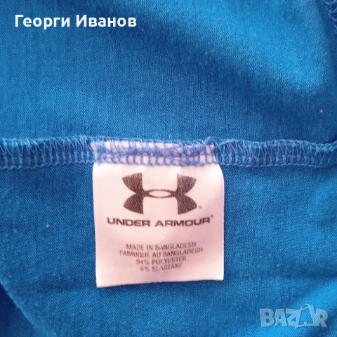 UNDER ARMOUR L КАТО НОВА оригинална тениска UA фланелка T-shirt jersey, снимка 6 - Тениски - 52502626