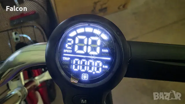 Електрическа триколка Falcon Traffic 950W с равна платформа и крачна спирачка, снимка 6 - Мотоциклети и мототехника - 35781881