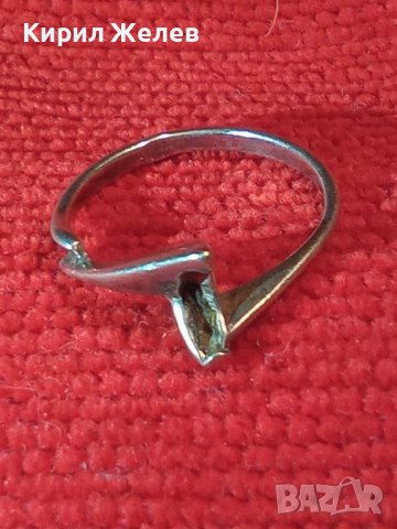 СТАР СРЕБЪРЕН 925 ПРОБА СРЕБРО ПРЪСТЕН АРТ ГОТИКА СТИЛ 4106, снимка 2 - Пръстени - 30305397