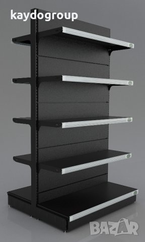 Крайстенен и островен метален стелаж - НАЛИЧНИ, НОВИ RAL7016 TXT МАТ, снимка 17 - Стелажи и щандове - 43712314