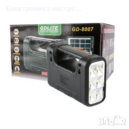 Соларна осветителна система комплект GD LITE GD-8007, снимка 2 - Къмпинг осветление - 39699934