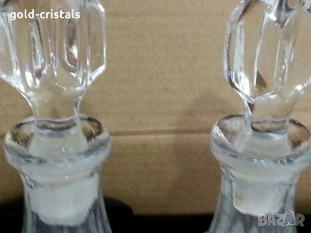 кристален комплект бохемия чехословакия, снимка 4 - Антикварни и старинни предмети - 26223592