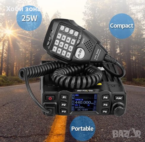 Радиостанция Anytone AT-778UV II 25W / RETEVIS RT95 / CRT MICRON, снимка 4 - Друга електроника - 43835540