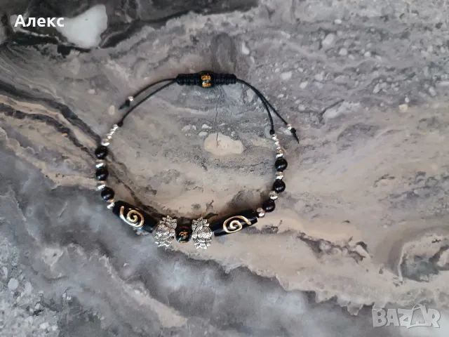 Гривни на конец.Гривни с талисмани за късмет. Йога гривни., снимка 10 - Гривни - 48518821