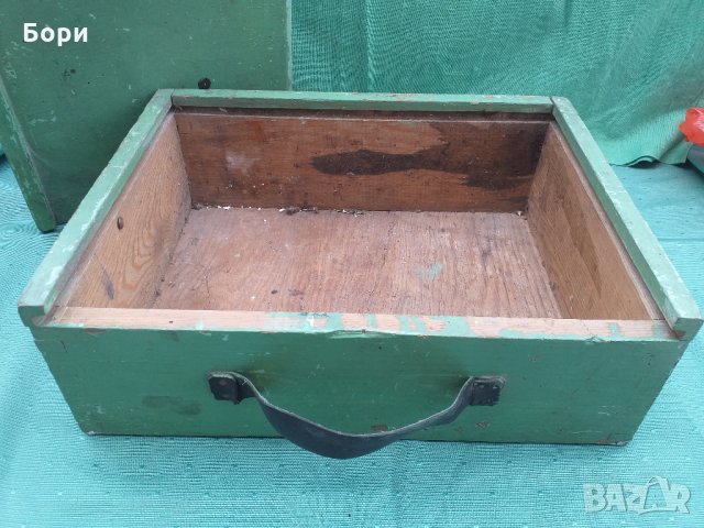 Стар дървен куфар кутия, снимка 2 - Куфари с инструменти - 32670860