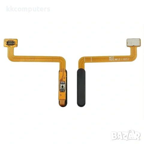 Лентов кабел за SAMSUNG A236 Galaxy A23 с бутон за включване, черен сензор FingerPrint