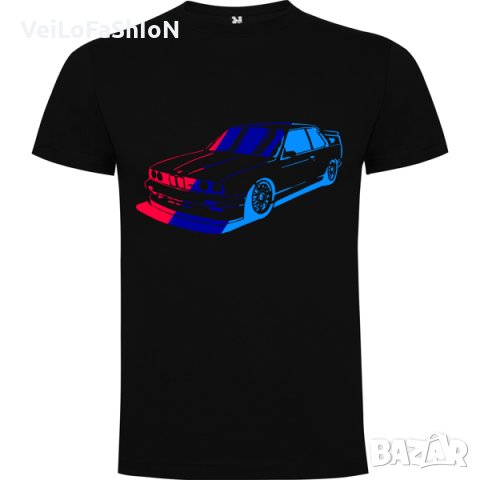 Нова мъжка тениска БМВ (BMW M POWER) в черен цвят 