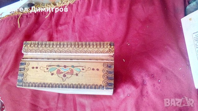 Български воин Дървена соц кутия , снимка 4 - Антикварни и старинни предмети - 37776089