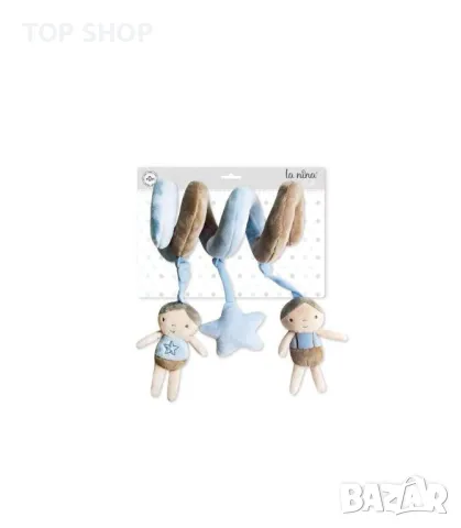 Бебешка играчка La Niña в нежно синьо кадифе., снимка 2 - Плюшени играчки - 48596652