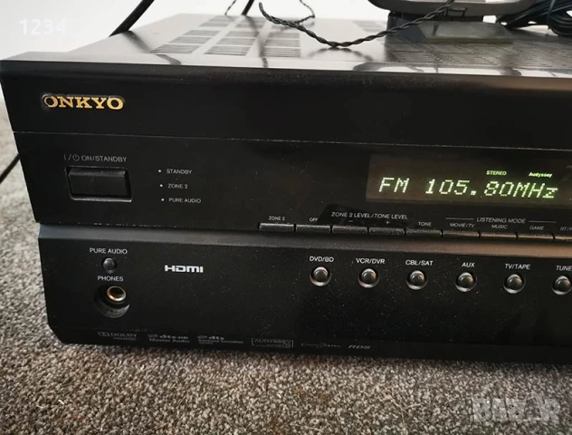 6-канален Усилвател ONKYO TX-SR507, снимка 3 - Ресийвъри, усилватели, смесителни пултове - 50925770