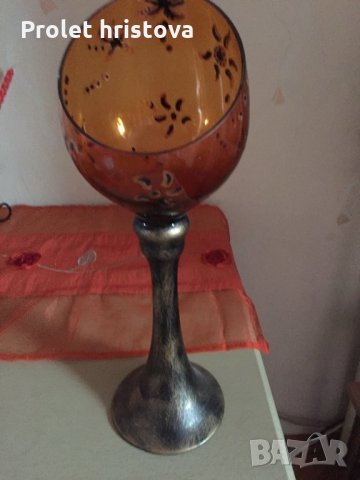 Красива поставка- за свещи, ядки, бонбони, снимка 1