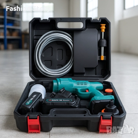 Акумулаторен безчетков пистолет за миене IF Tools BS1101 – 36V, 2.0Ah, с куфар и аксесоари, снимка 2 - Куфари с инструменти - 51801315