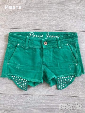 Pause jeans дамски къси панталонки, снимка 1 - Къси панталони и бермуди - 33131365