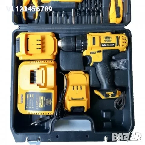 акумулаторен винтоверт Vermark Strake 24V с 2 батерии, снимка 3 - Винтоверти - 50789312