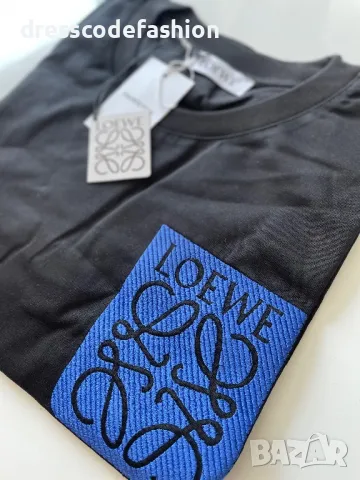 Мъжка тениска с бродерия Loewe