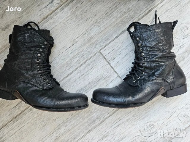 мъжки боти,кубинки dolce&gabbana 43 номер естествена кожа вътре и вън оригинални, снимка 7 - Маратонки - 47484863