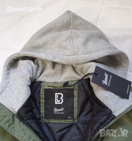 Яке бомбър Brandit, Black Squad, снимка 3 - Якета - 38498020