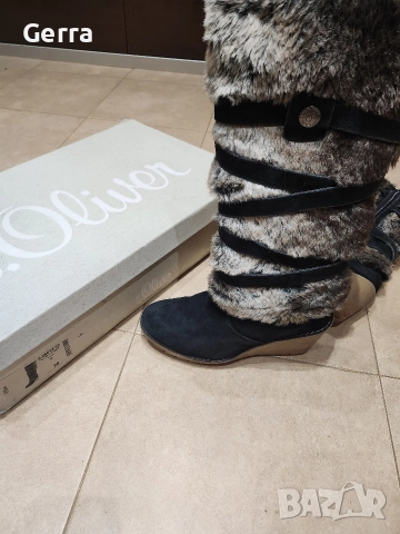 Ботуши s'Oliver 38, снимка 3 - Дамски ботуши - 52665007