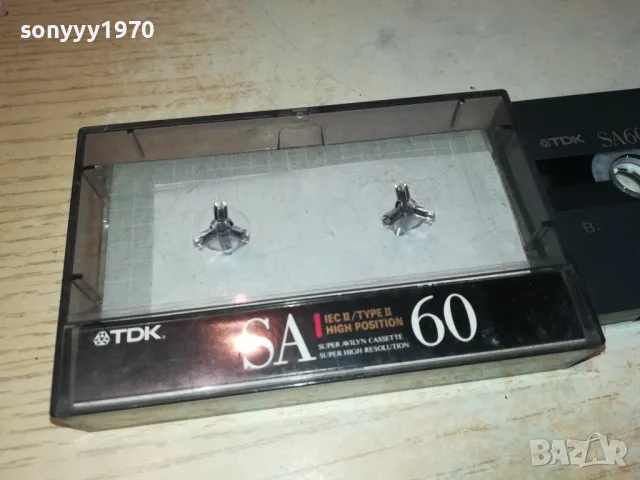 TDK SA60 TAPE MADE IN JAPAN 1712242000, снимка 3 - Аудио касети - 48382960