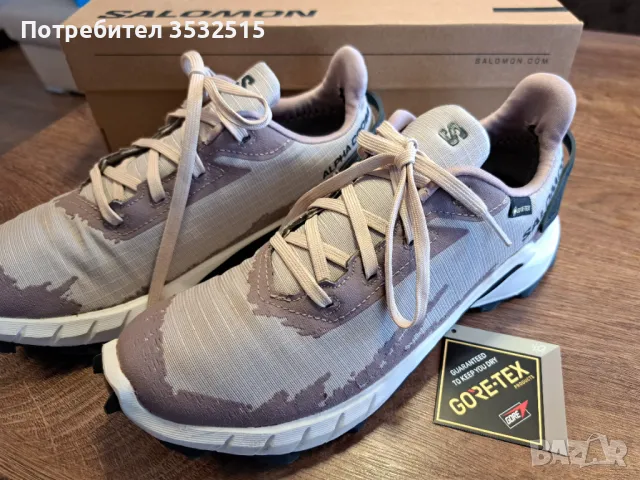 Дамски маратонки Salomon (Goretex), снимка 5 - Маратонки - 49123799