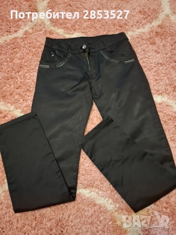 Детски Панталон/слим-сатен, снимка 3 - Детски панталони и дънки - 34230534