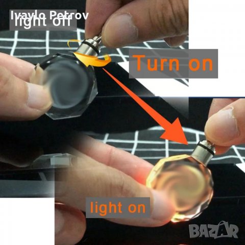 Светещ LED ключодържател с лого, снимка 3 - Аксесоари и консумативи - 32386671