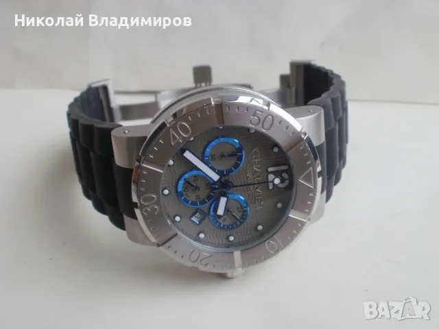 CHAUMET 44 мм. chronograph хронограф diver мъжки ръчен часовник, снимка 4 - Мъжки - 48007549
